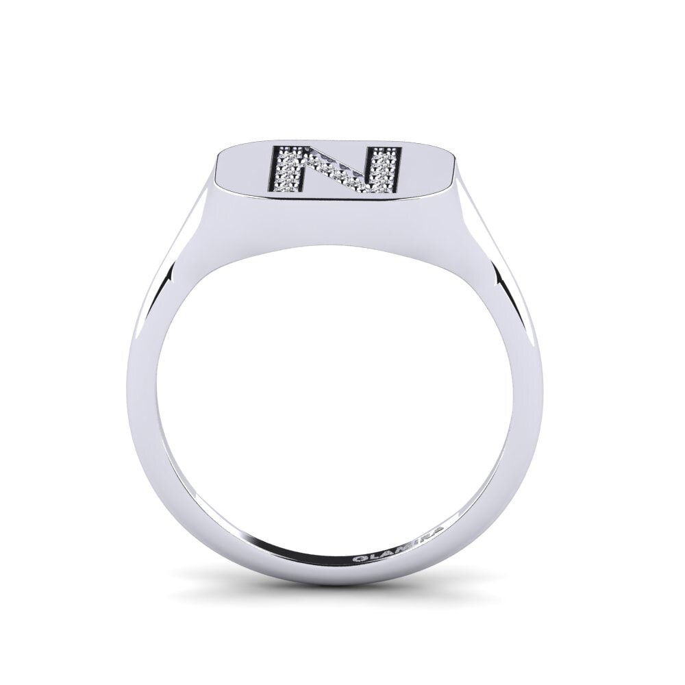 14ct White Gold Ring Swara - N