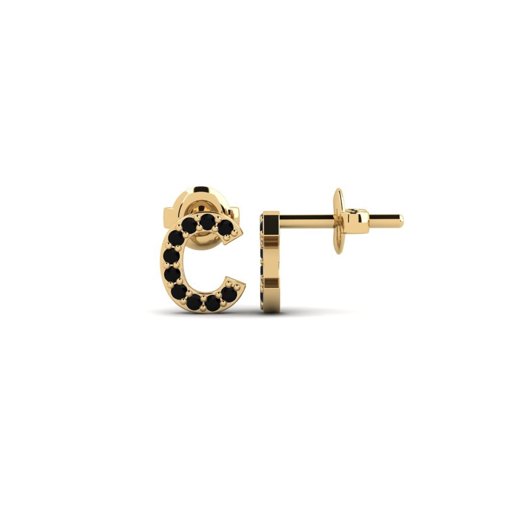 Black Sapphire Women's Earring Vuori - C
