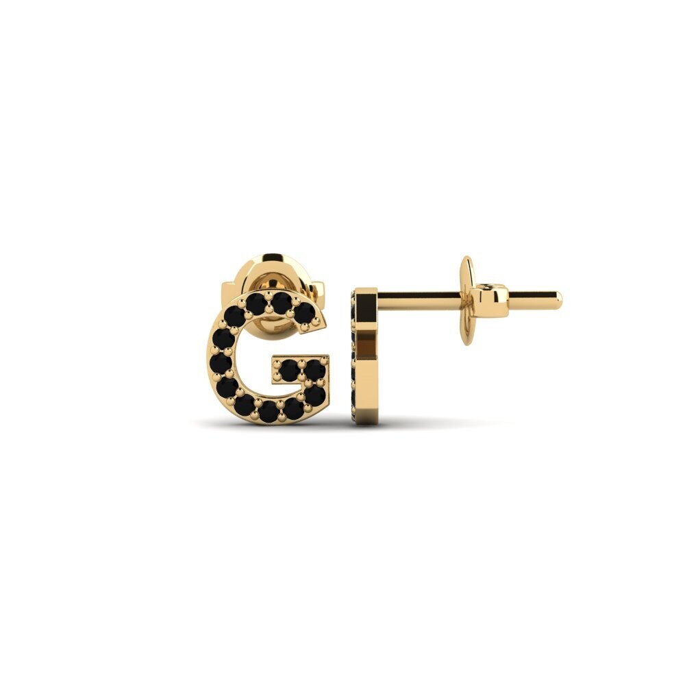 Black Sapphire Women's Earring Vuori - G