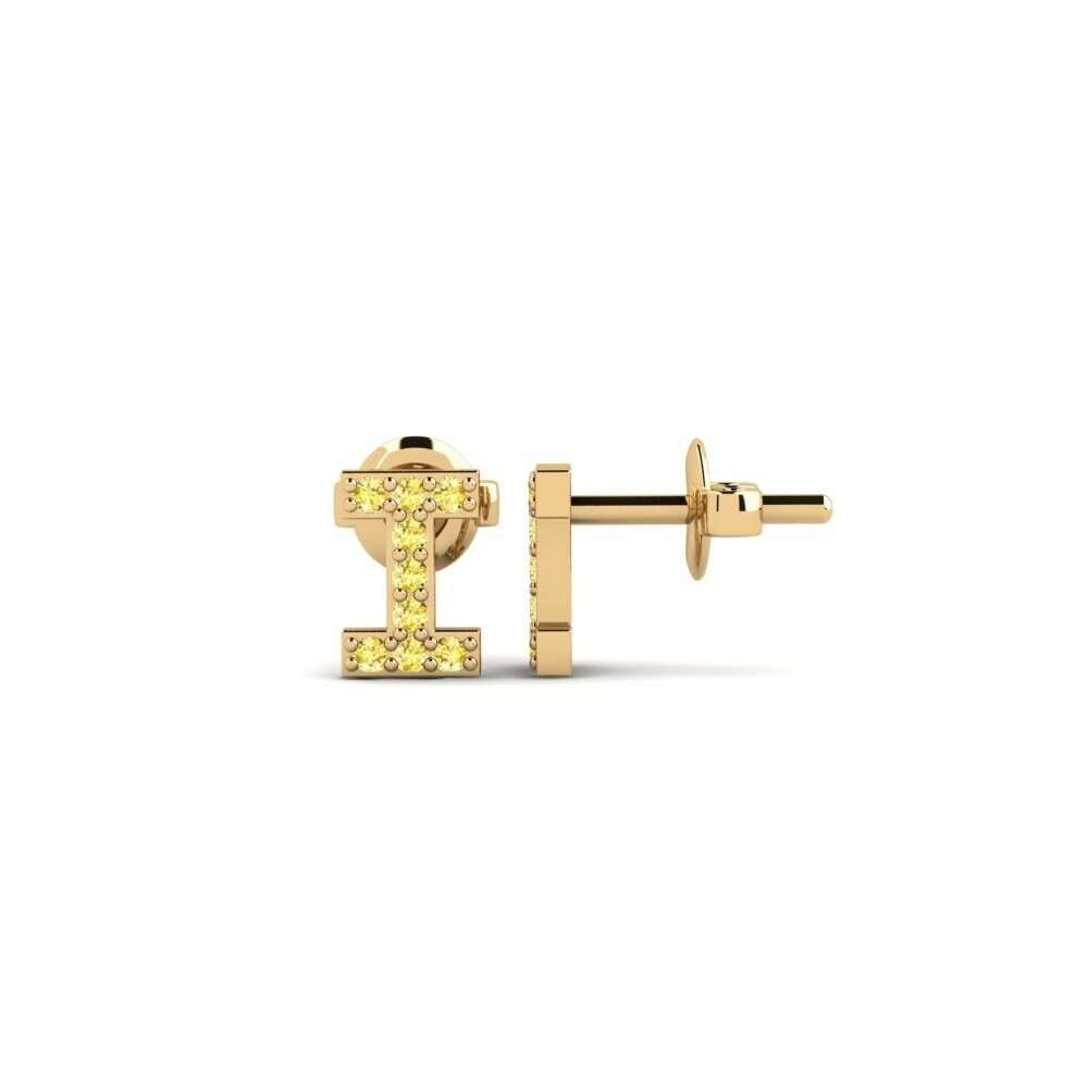 Yellow Sapphire Women's Earring Vuori - I