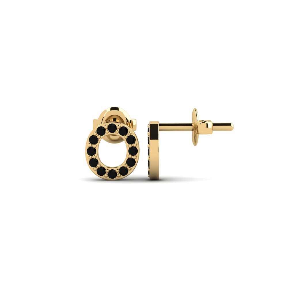 Black Sapphire Women's Earring Vuori - O