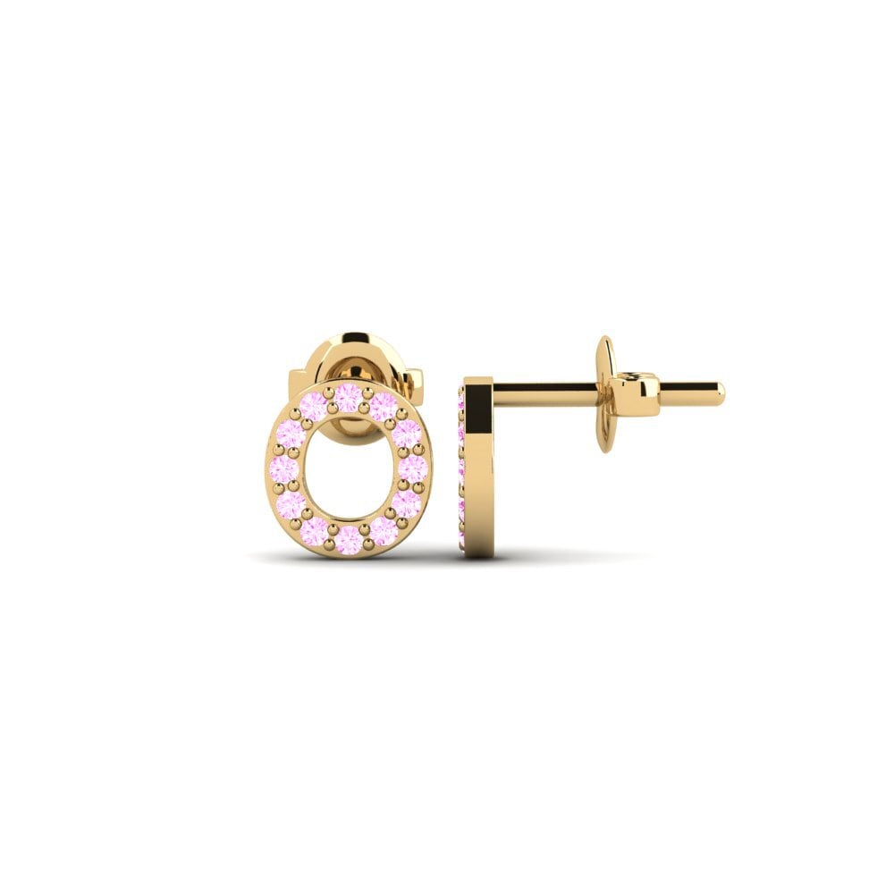 Pink Sapphire Women's Earring Vuori - O