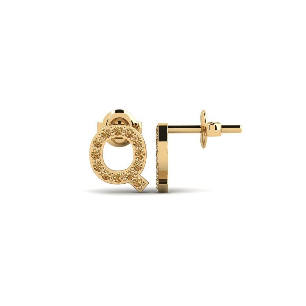 Brown Diamond Women's Earring Vuori - Q