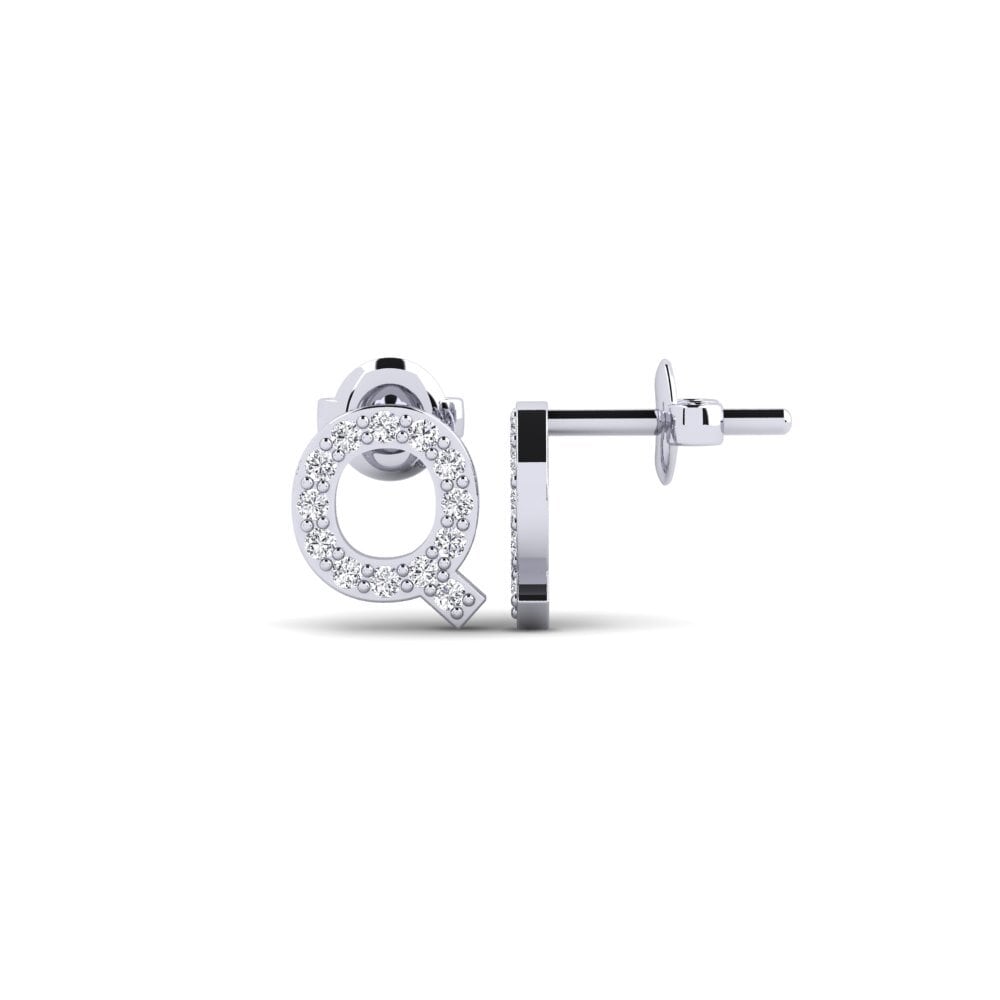 950 Platinum Women's Earring Vuori - Q