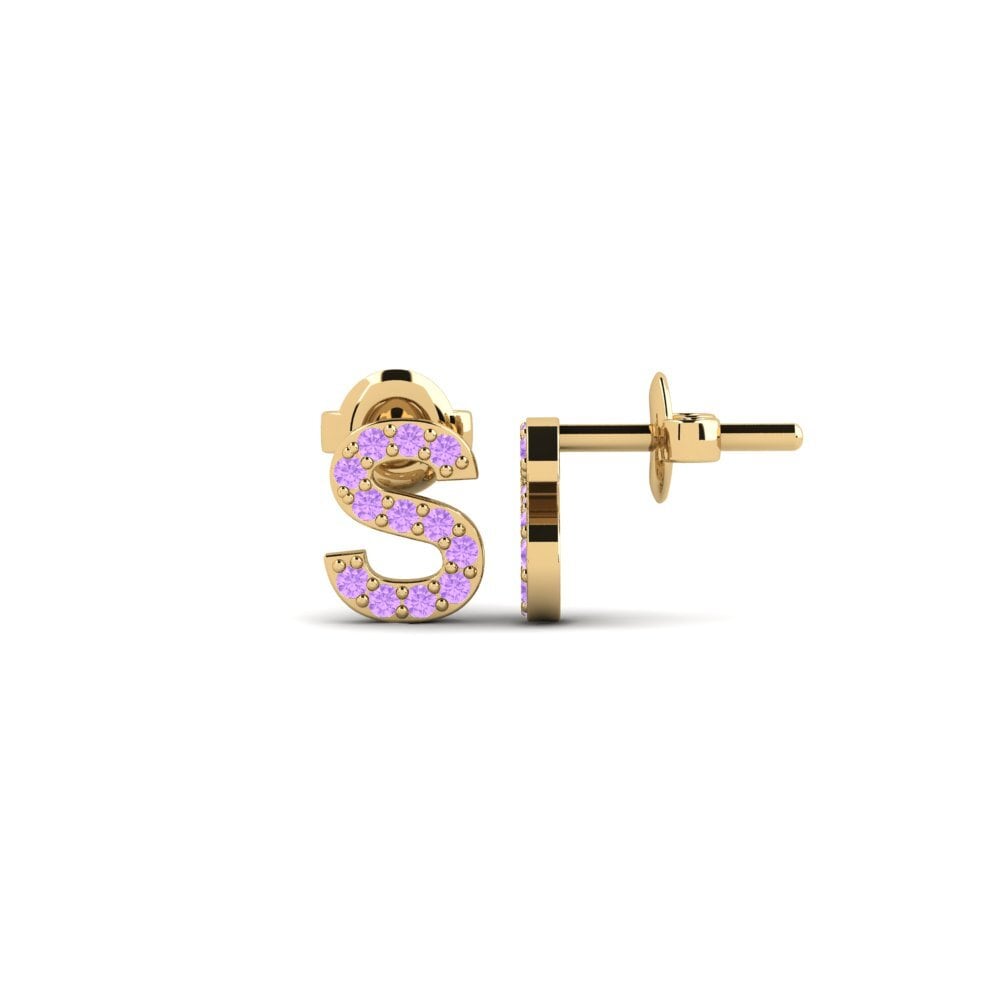Amethyst Women's Earring Vuori - S