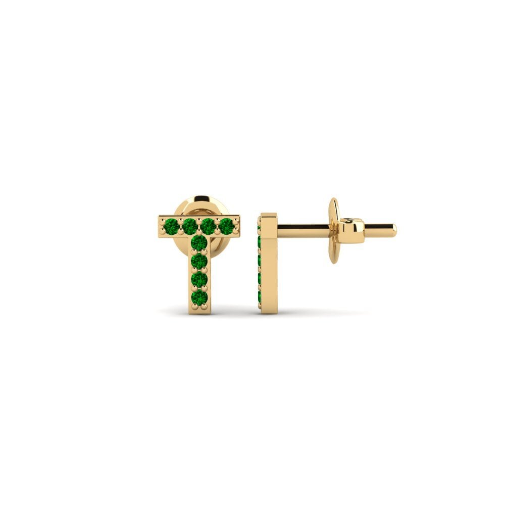 Green Zirconia Women's Earring Vuori - T