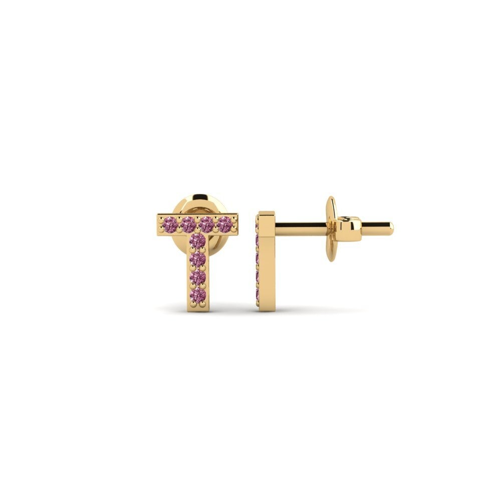 Rhodolite Garnet Women's Earring Vuori - T