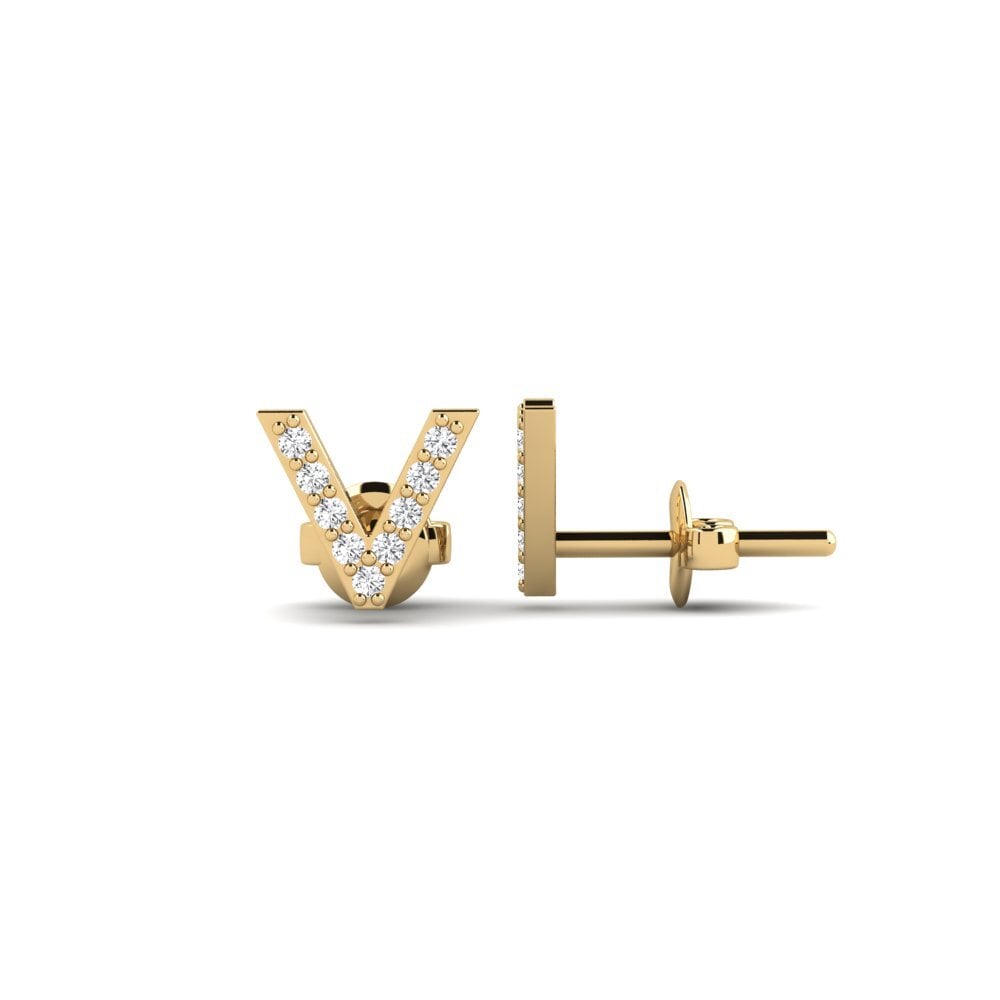 White sapphire Women's Earring Vuori - V