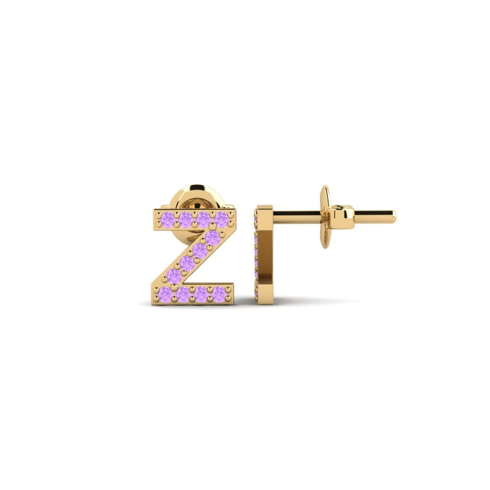 Amethyst Women's Earring Vuori - Z