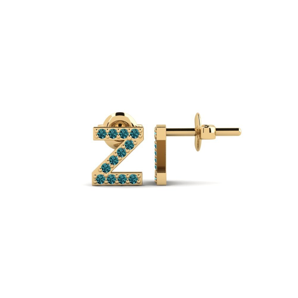 Blue Diamond Women's Earring Vuori - Z
