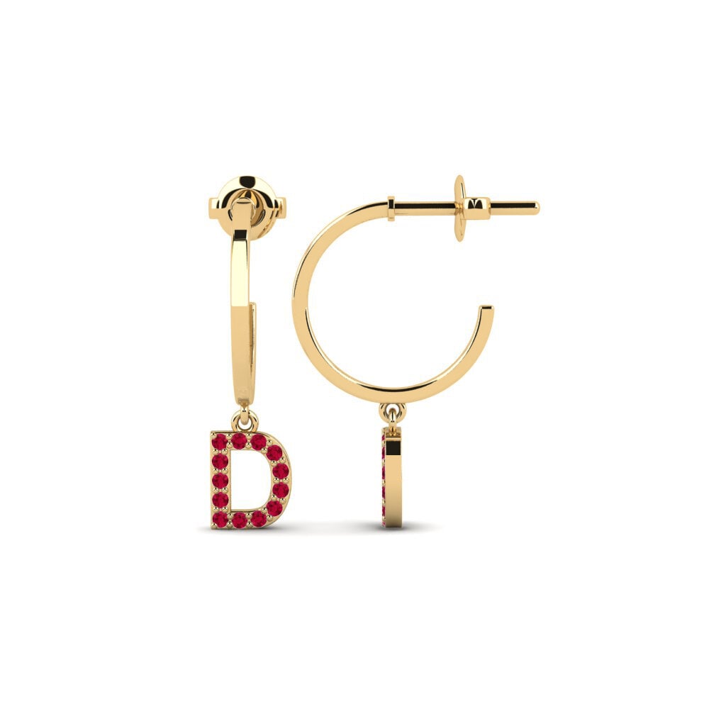 Ruby Women's Earring Bundok - D