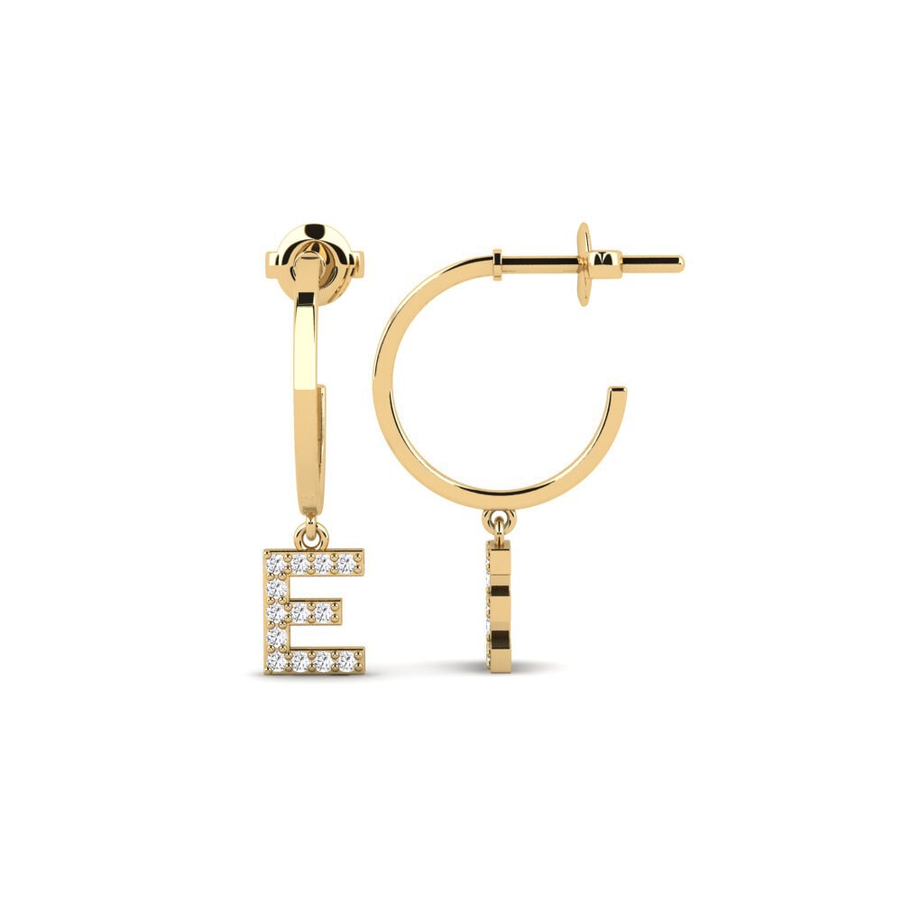 White sapphire Women's Earring Bundok - E