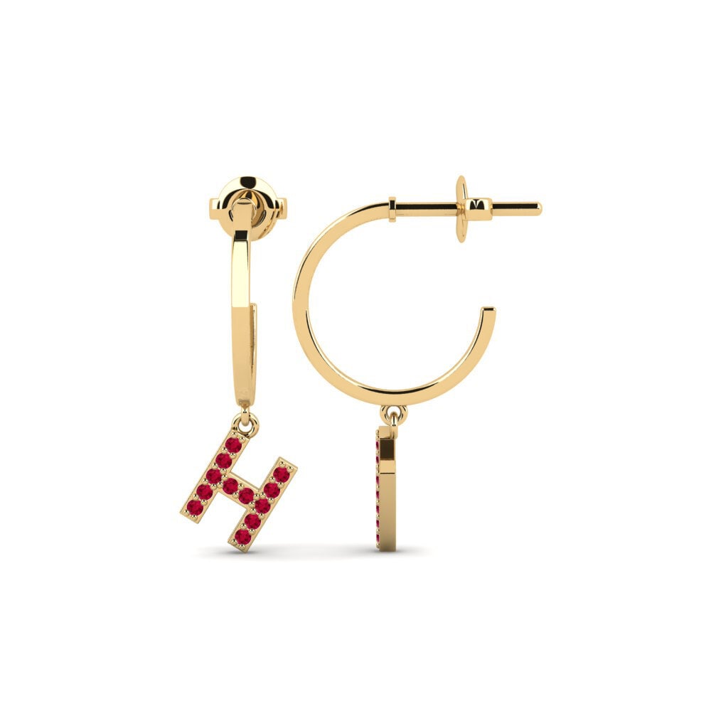 Ruby Women's Earring Bundok - H