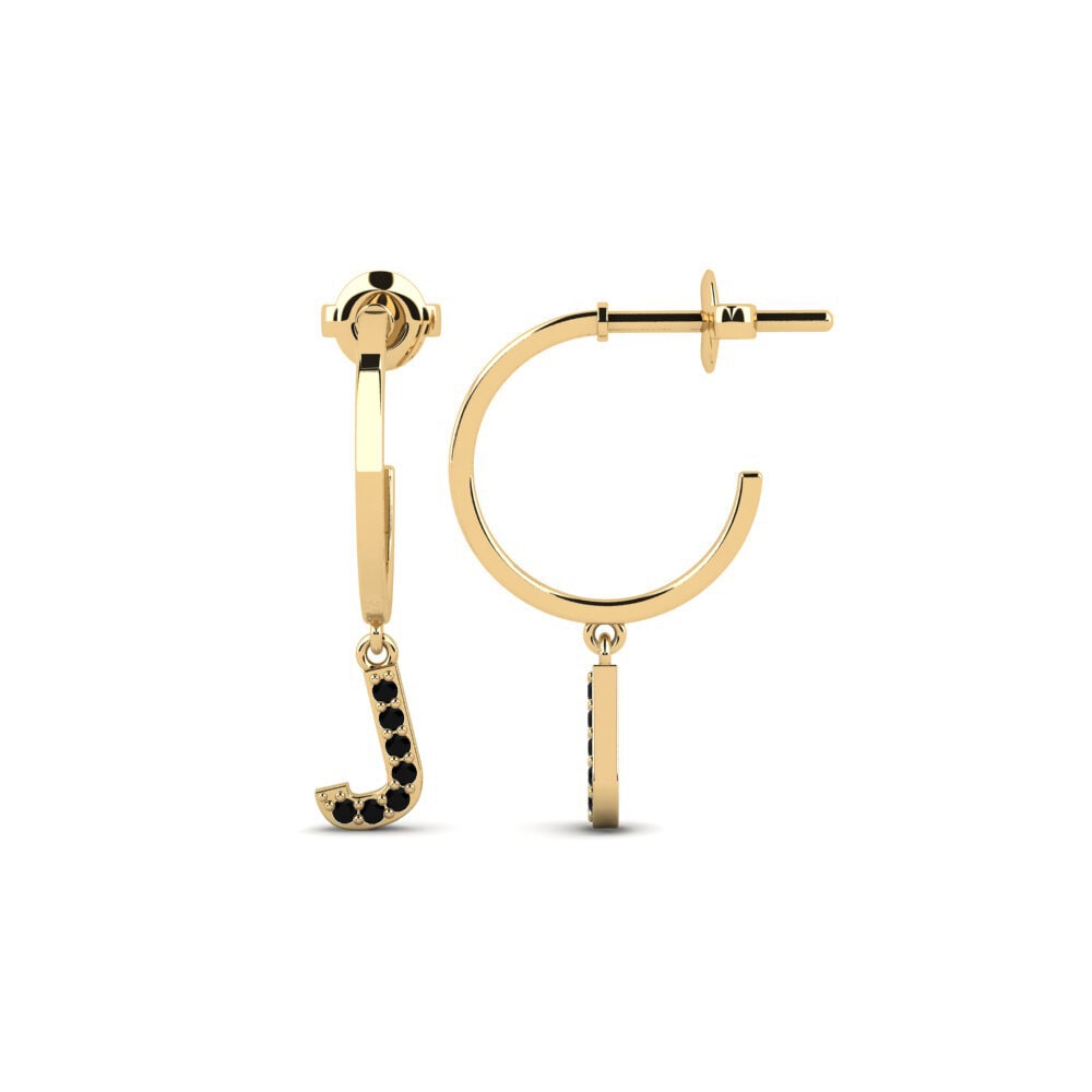 Black Sapphire Women's Earring Bundok - J