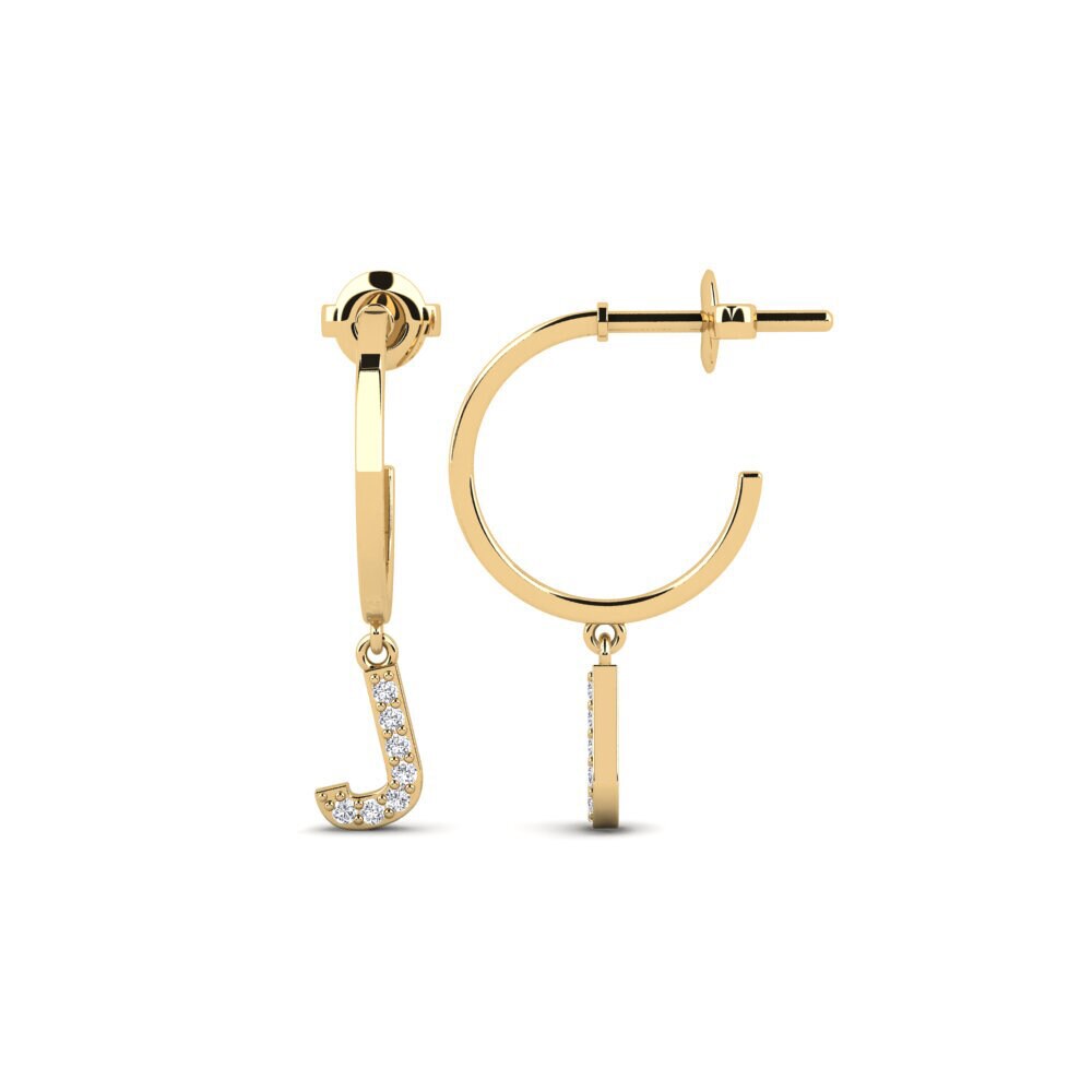 Diamond Women's Earring Bundok - J