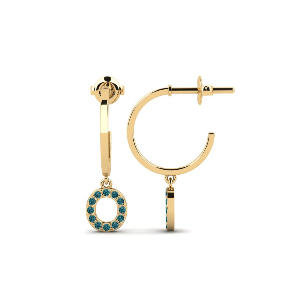 Blue Diamond Women's Earring Bundok - O