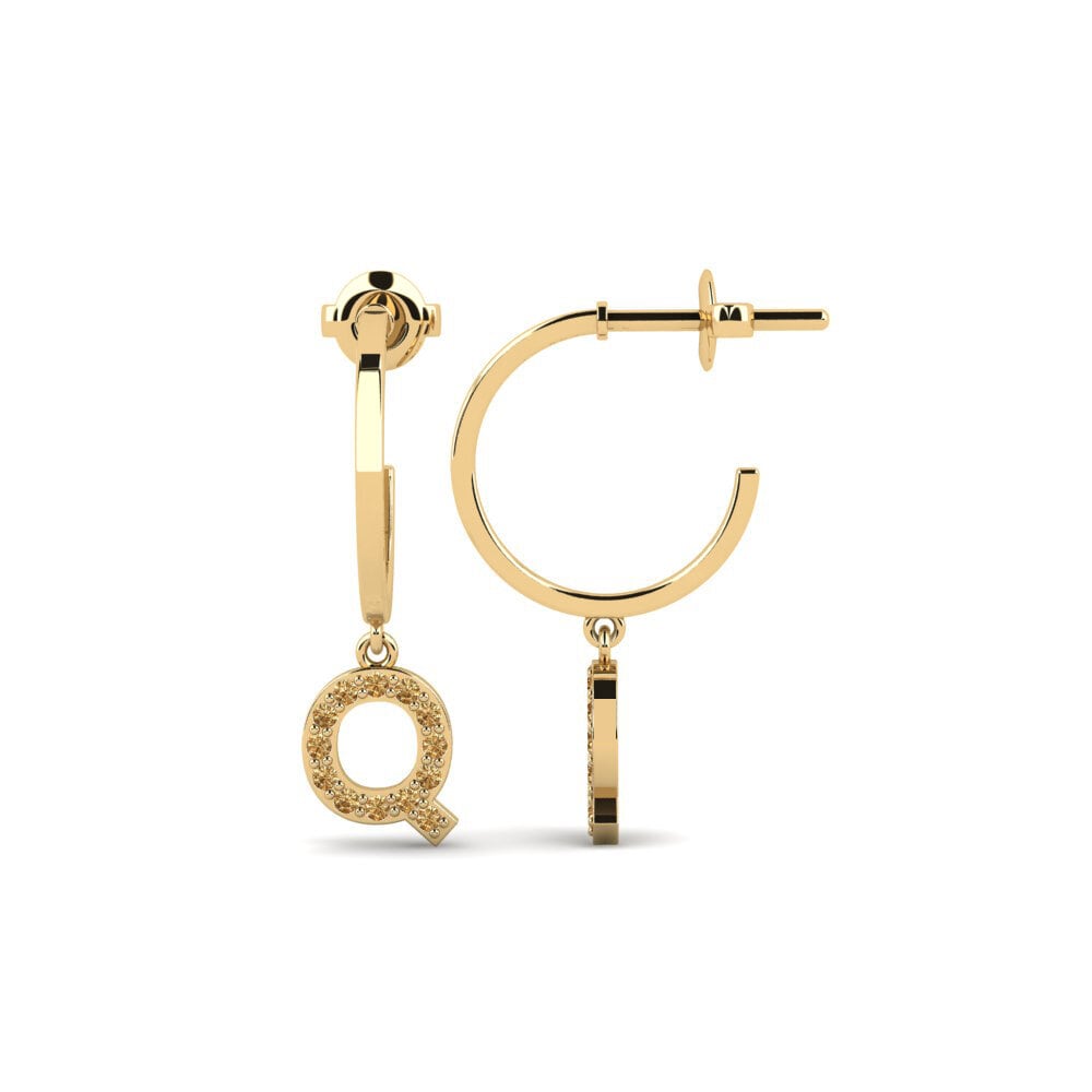 Brown Diamond Women's Earring Bundok - Q
