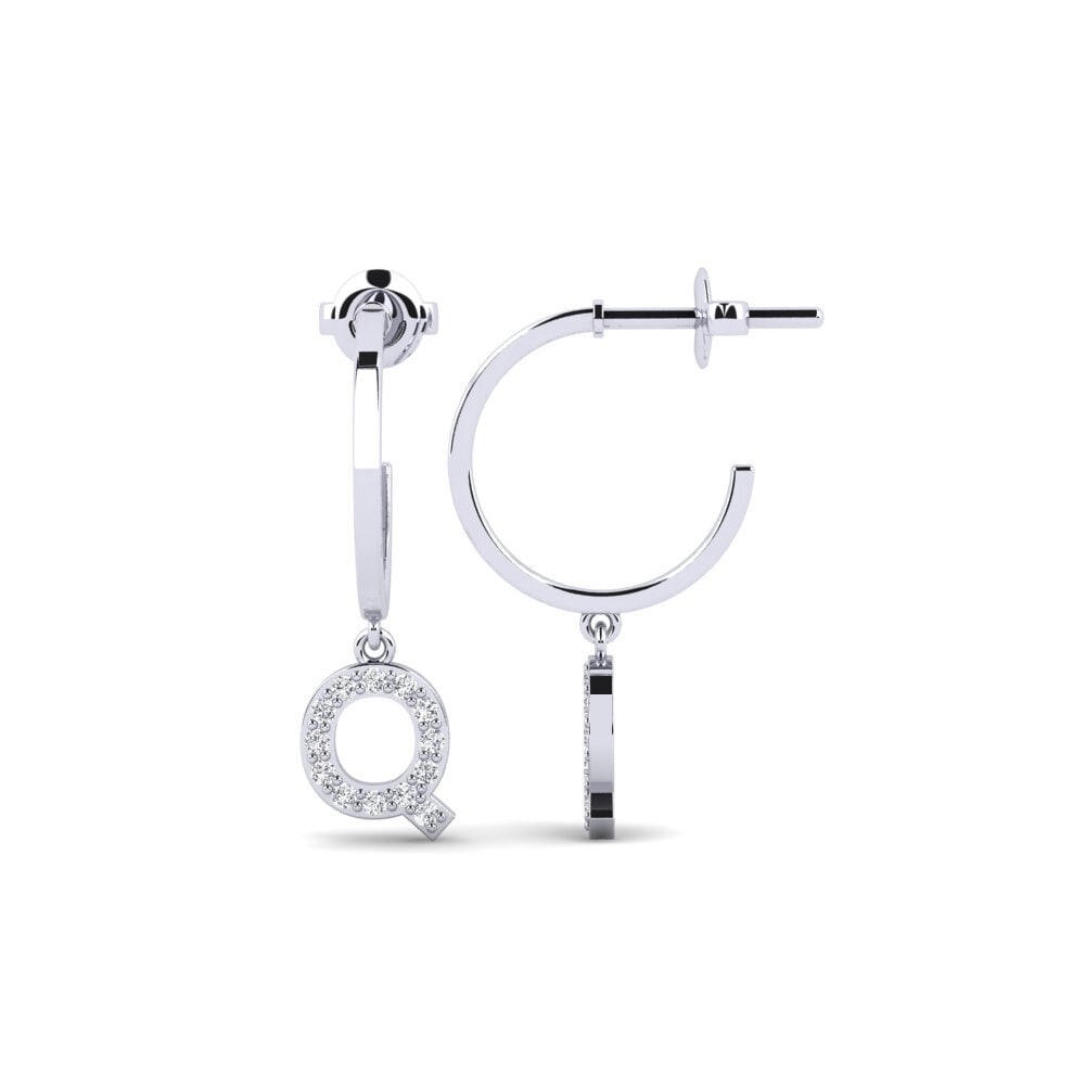 950 Platinum Women's Earring Bundok - Q