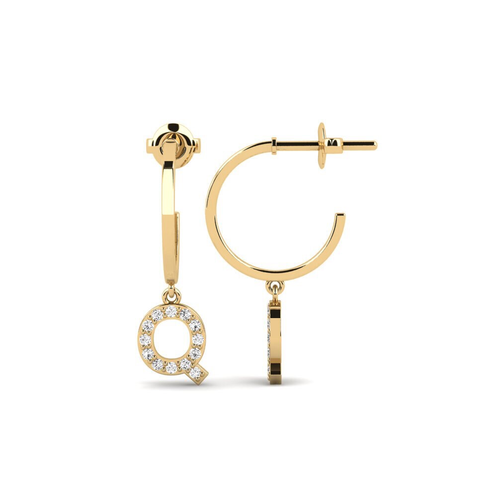 Moissanite Women's Earring Bundok - Q