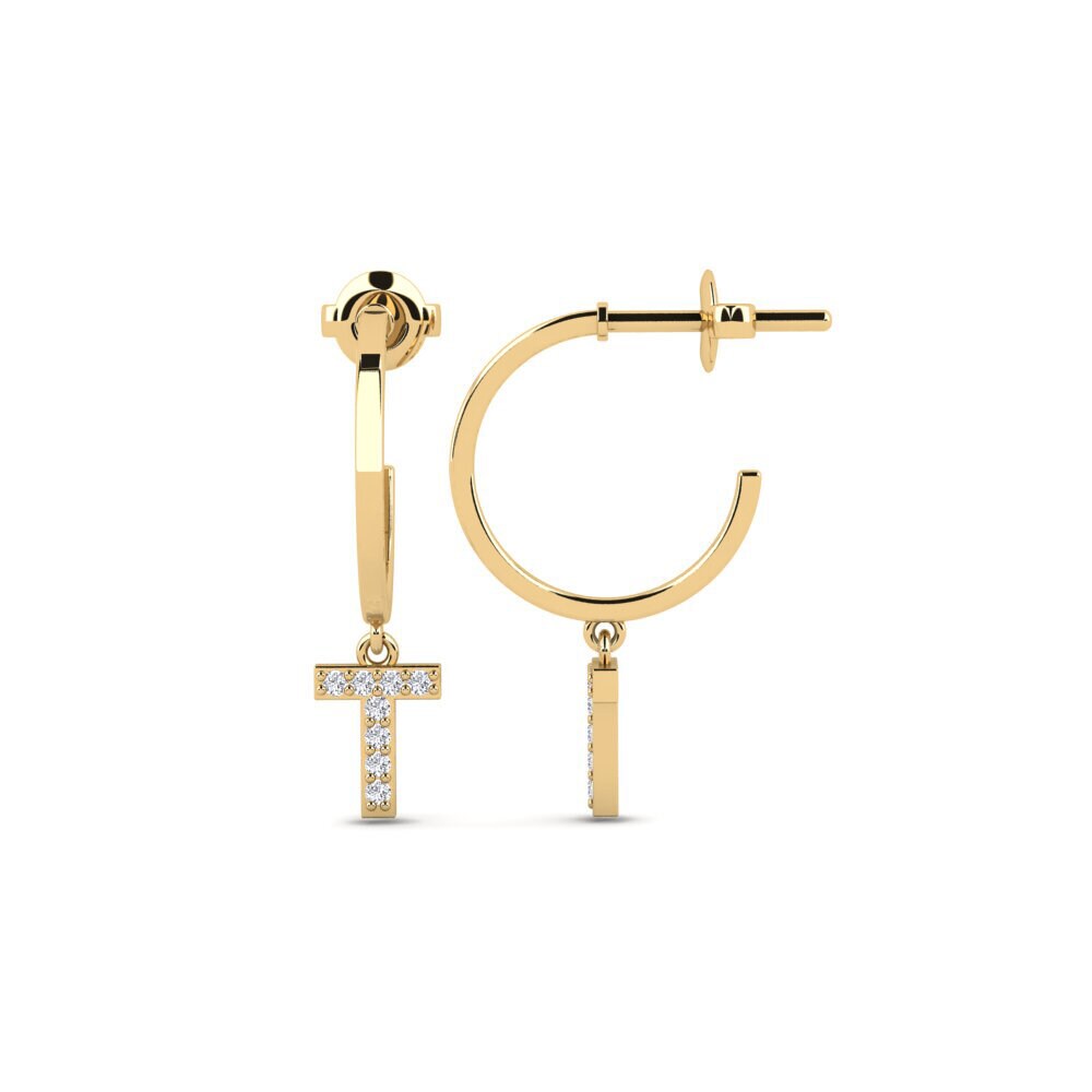 Diamond Women's Earring Bundok - T