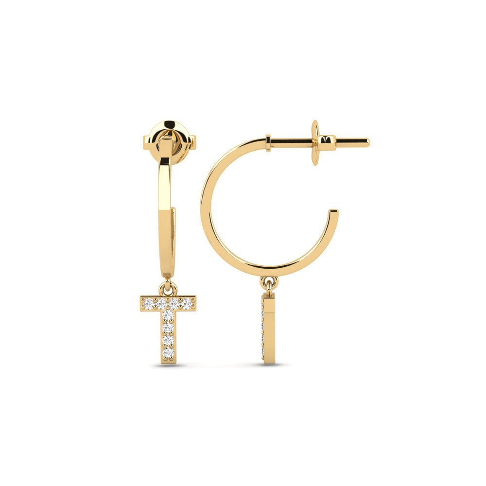Moissanite Women's Earring Bundok - T