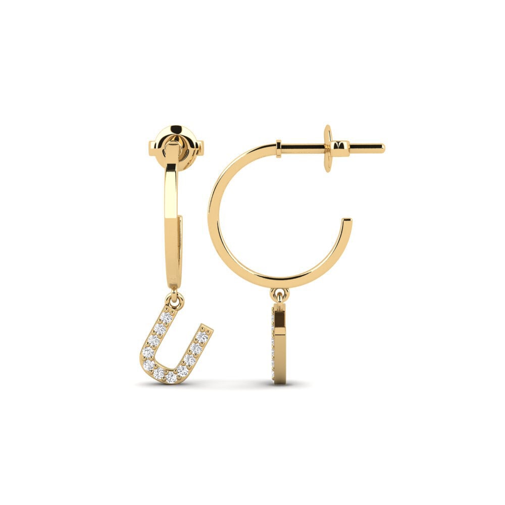 White sapphire Women's Earring Bundok - U