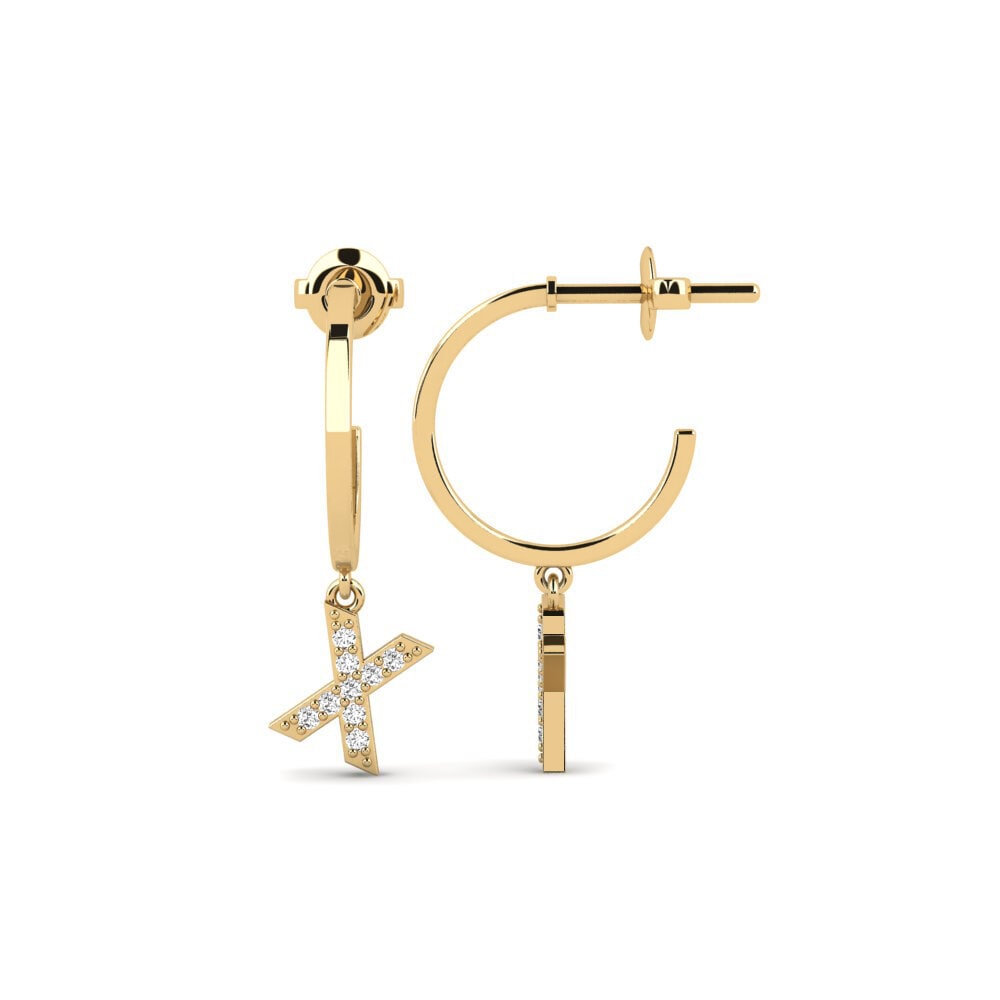 Moissanite Women's Earring Bundok - X