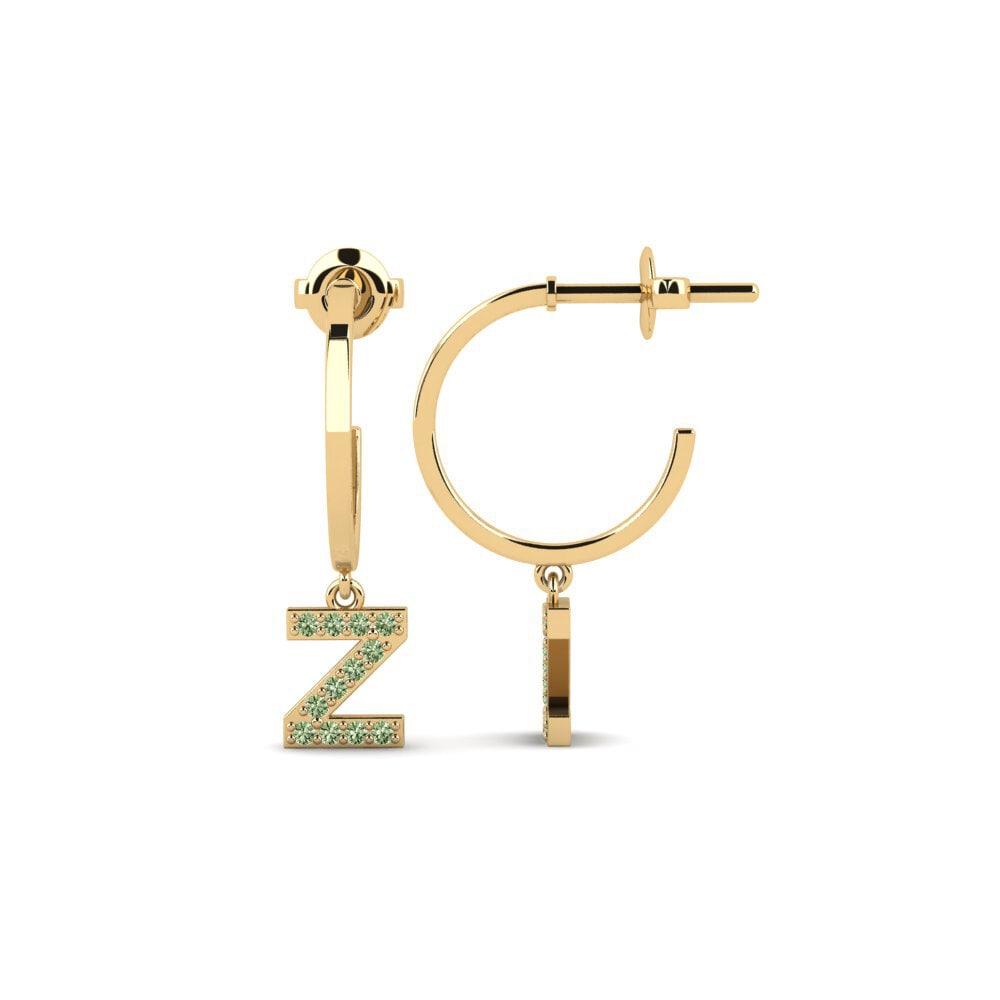 Green Diamond Women's Earring Bundok - Z