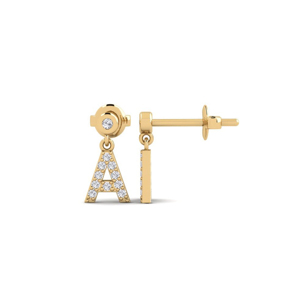 Round Women's Earring Jasorat - A