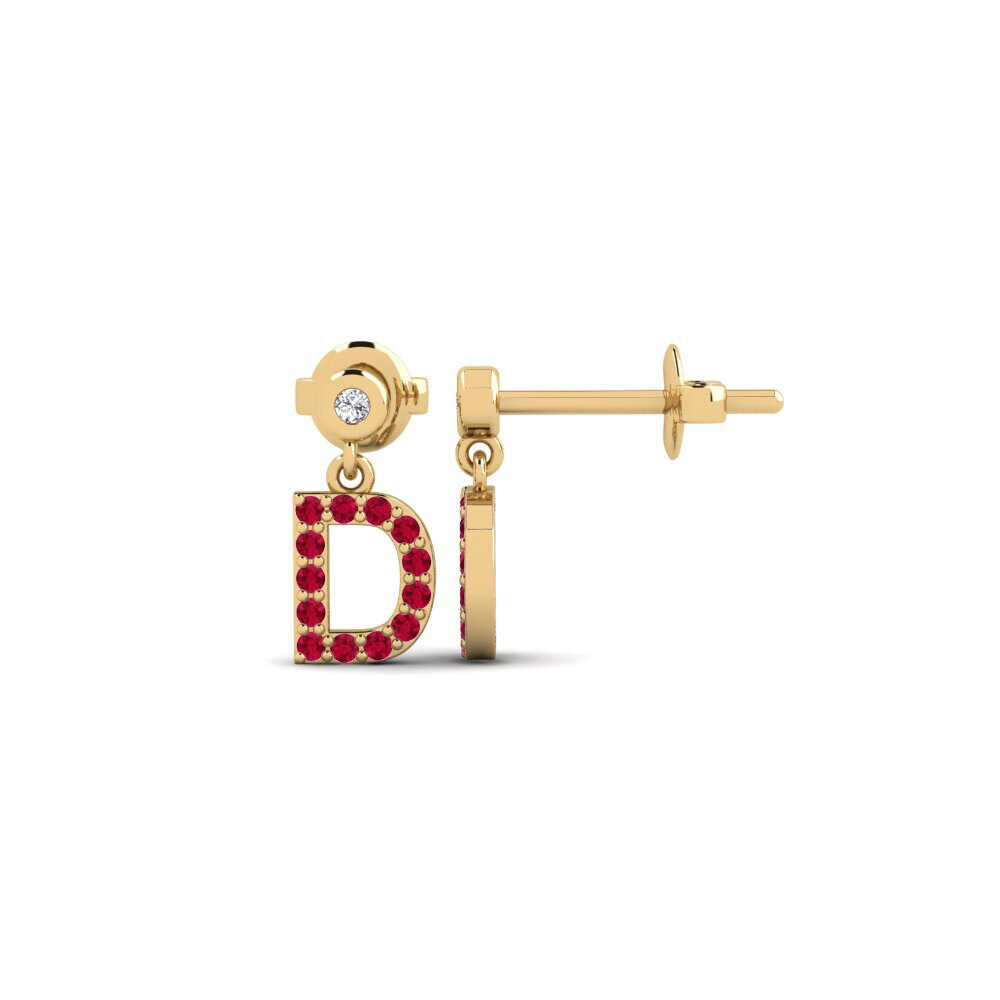 Ruby Women's Earring Jasorat - D