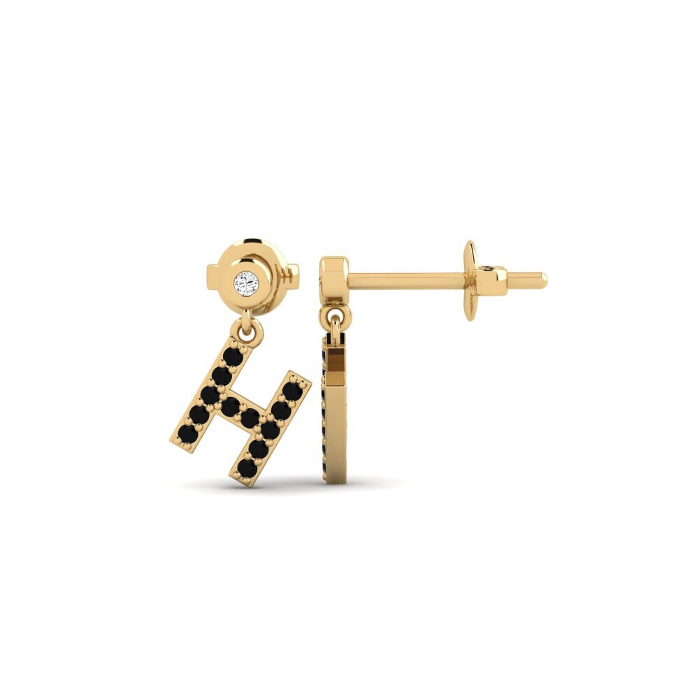 Black Onyx Women's Earring Jasorat - H