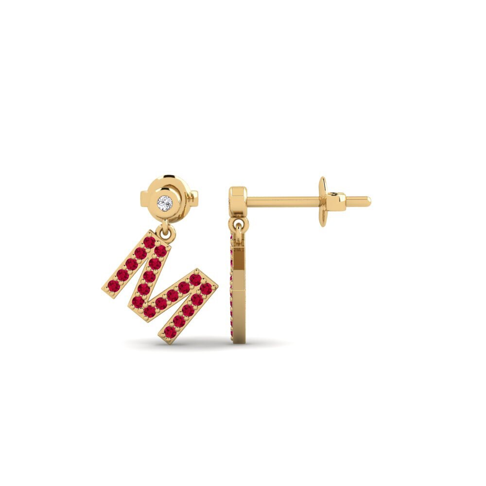 Ruby Women's Earring Jasorat - M