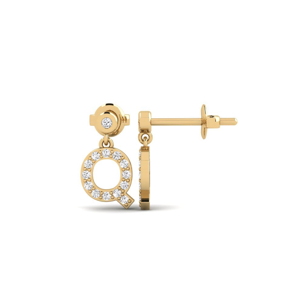 White sapphire Women's Earring Jasorat - Q
