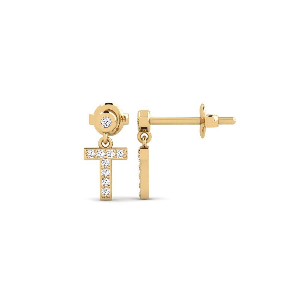 White sapphire Women's Earring Jasorat - T