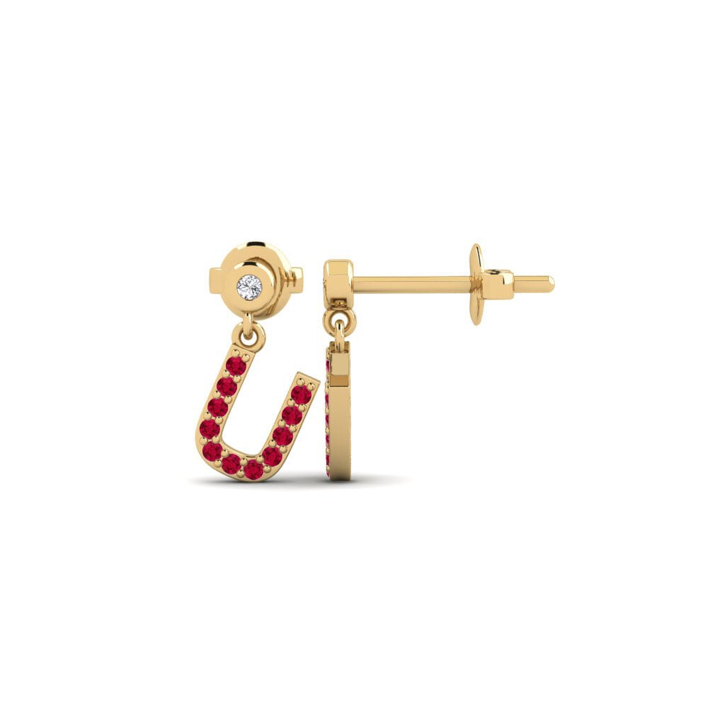 Ruby Women's Earring Jasorat - U