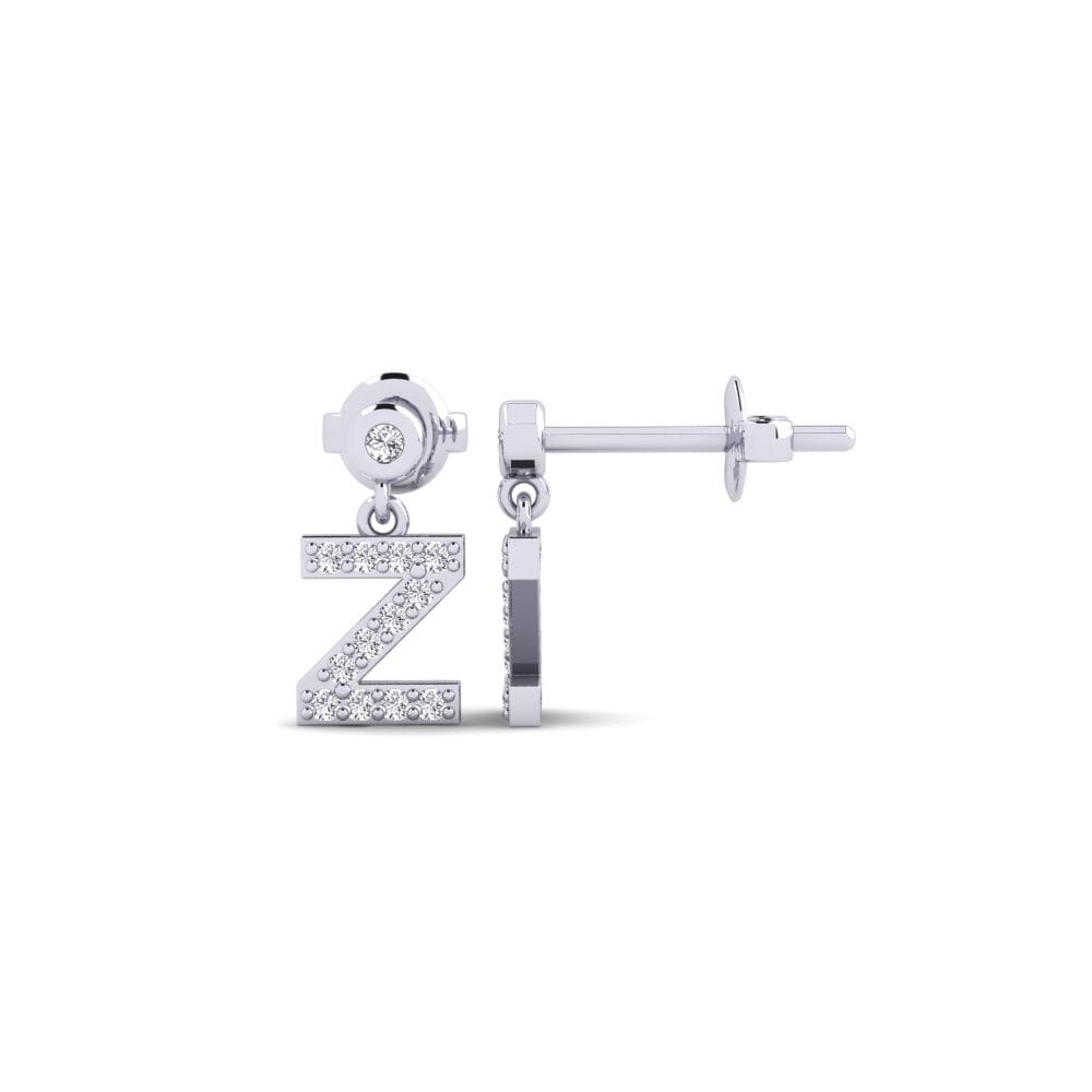 950 Palladium Women's Earring Jasorat - Z