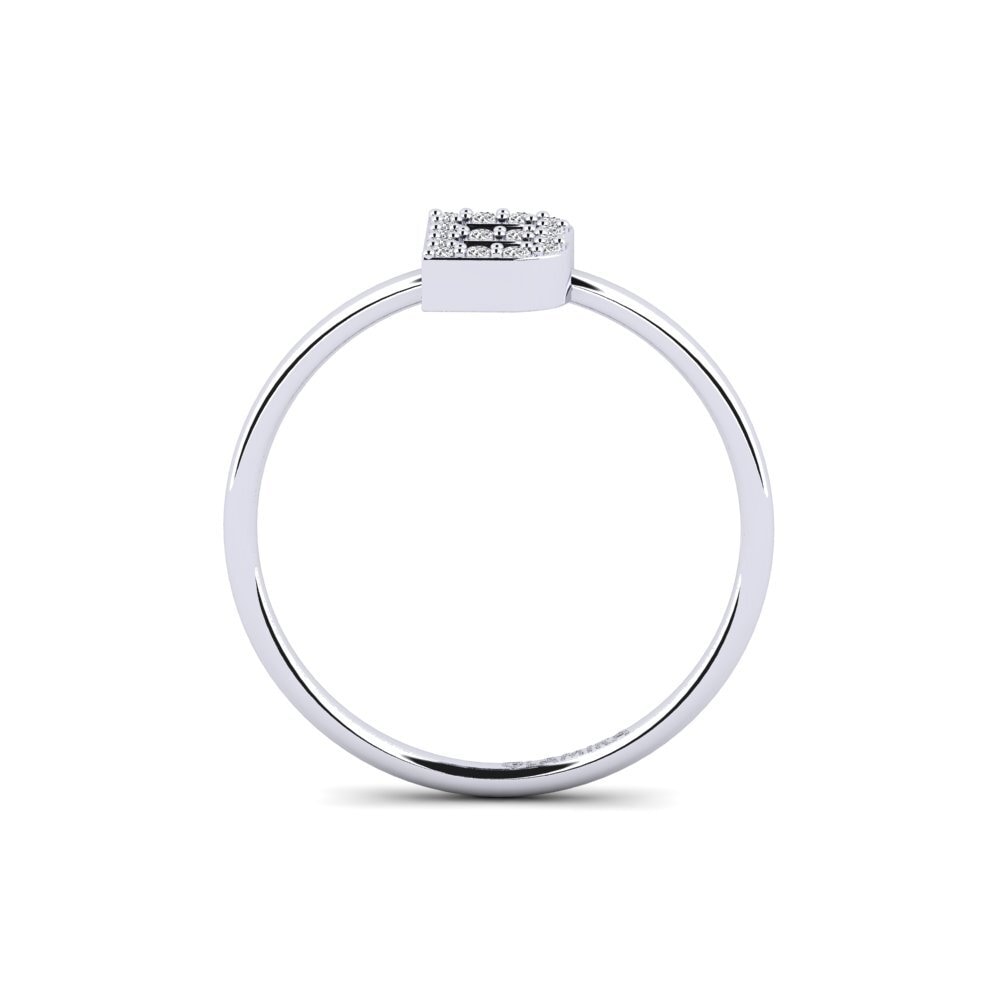 14ct White Gold Ring Kalns - B