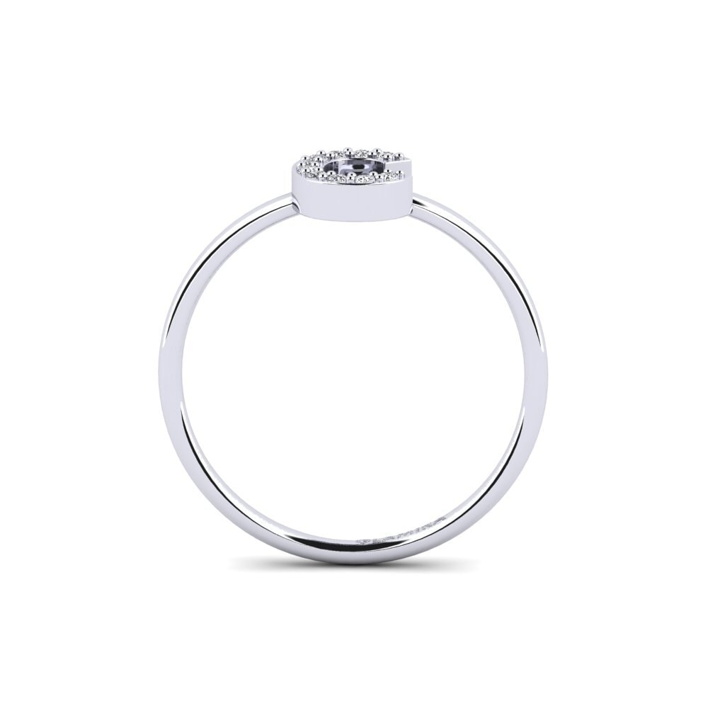14ct White Gold Ring Kalns - C