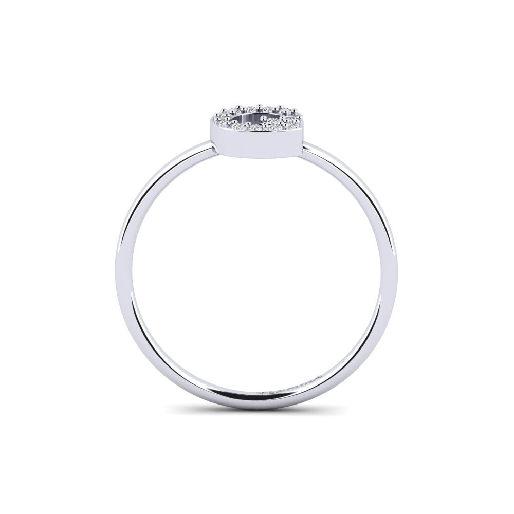9ct White Gold Ring Kalns - G
