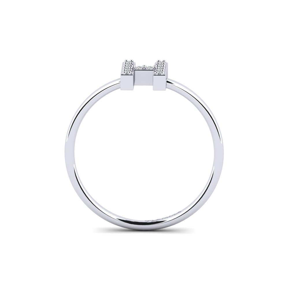 Palladium 950 Ring Kalns - H