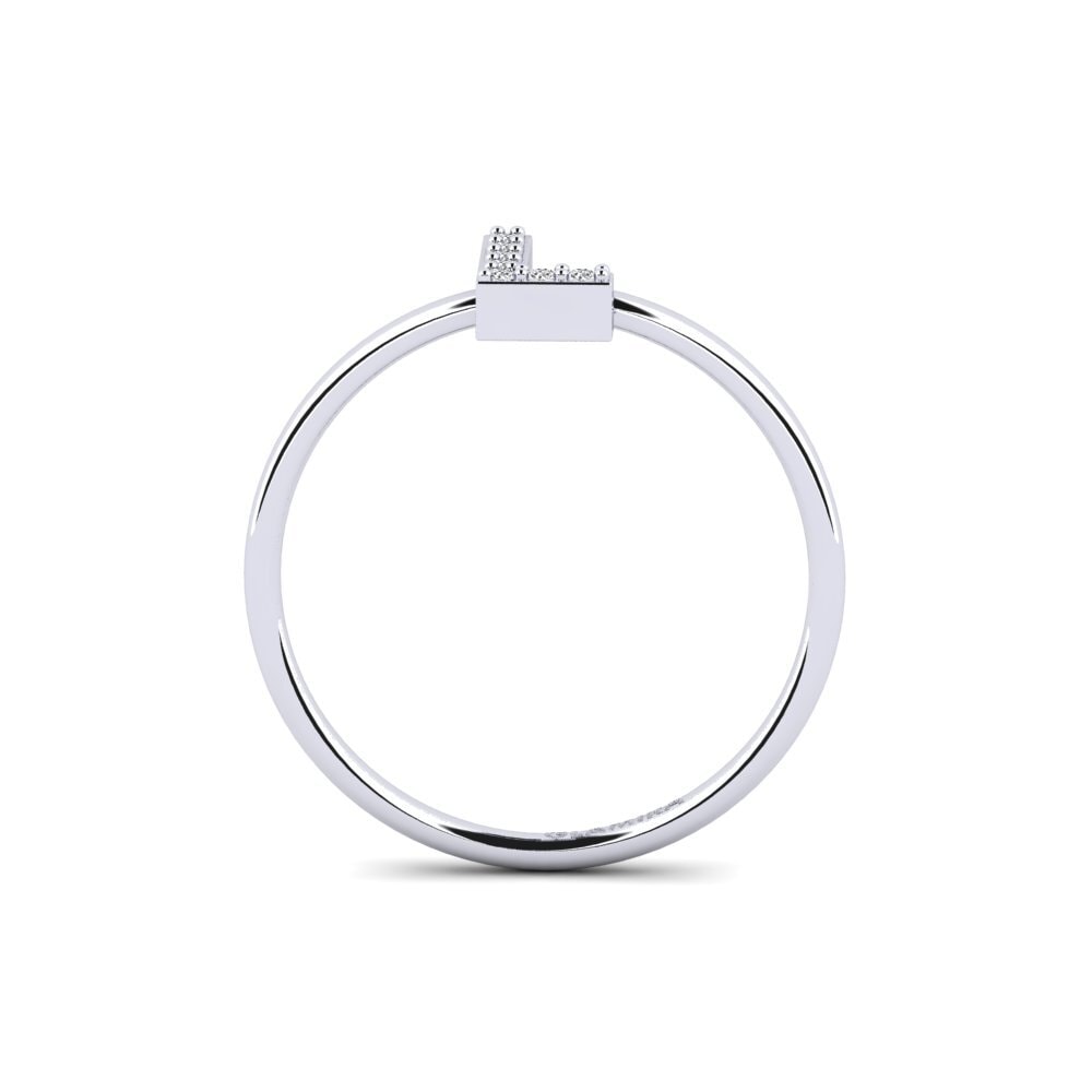 Palladium 950 Ring Kalns - L