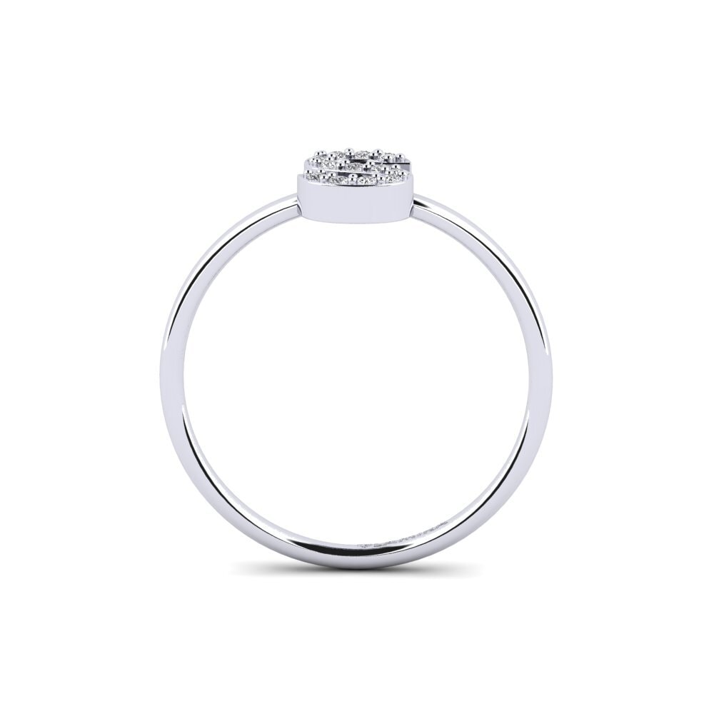 Palladium 950 Ring Kalns - S