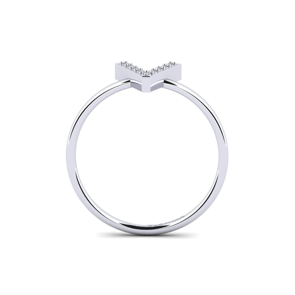 Palladium 950 Ring Kalns - V