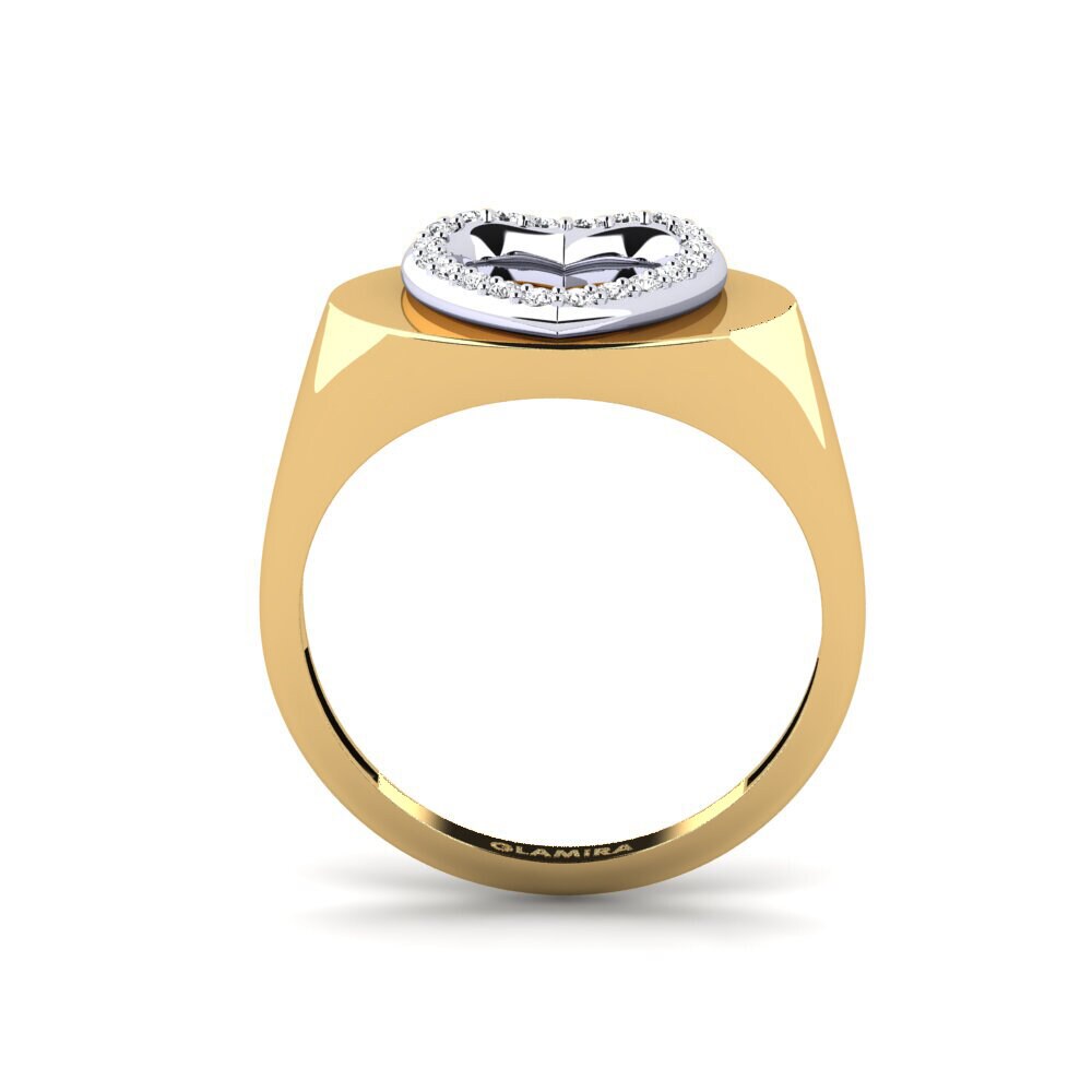 diamante-safira Anel Sanyl