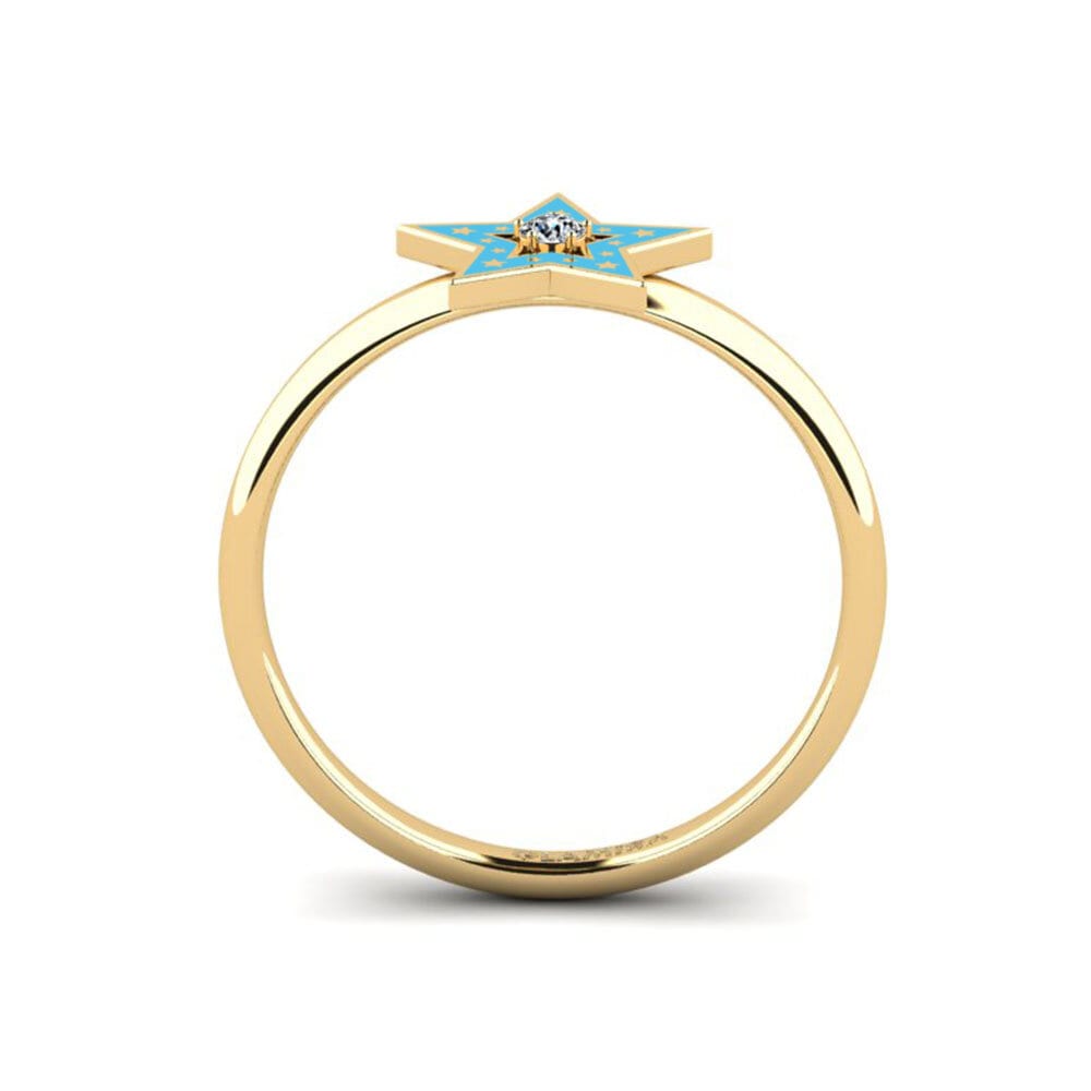 Or Jaune 9k Bague Taniksc