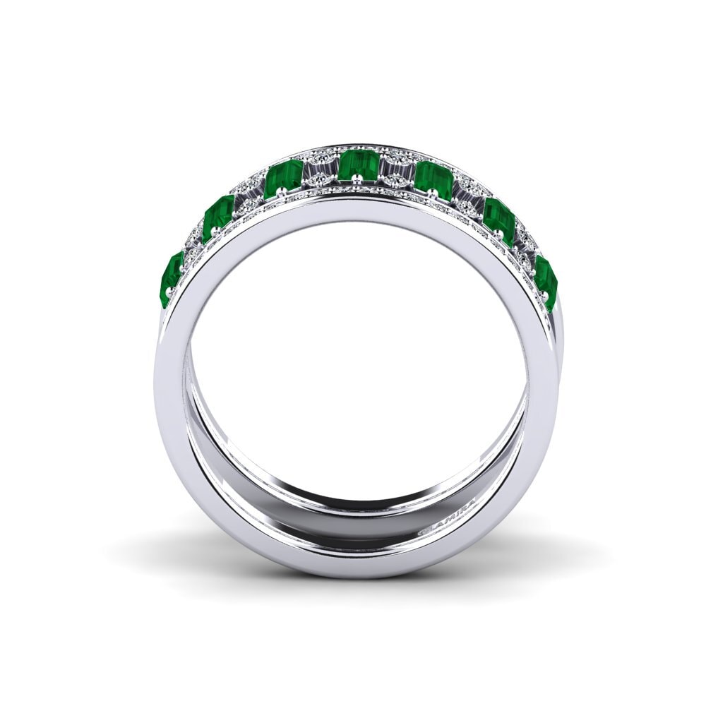 Zircônia Verde Anel Toga