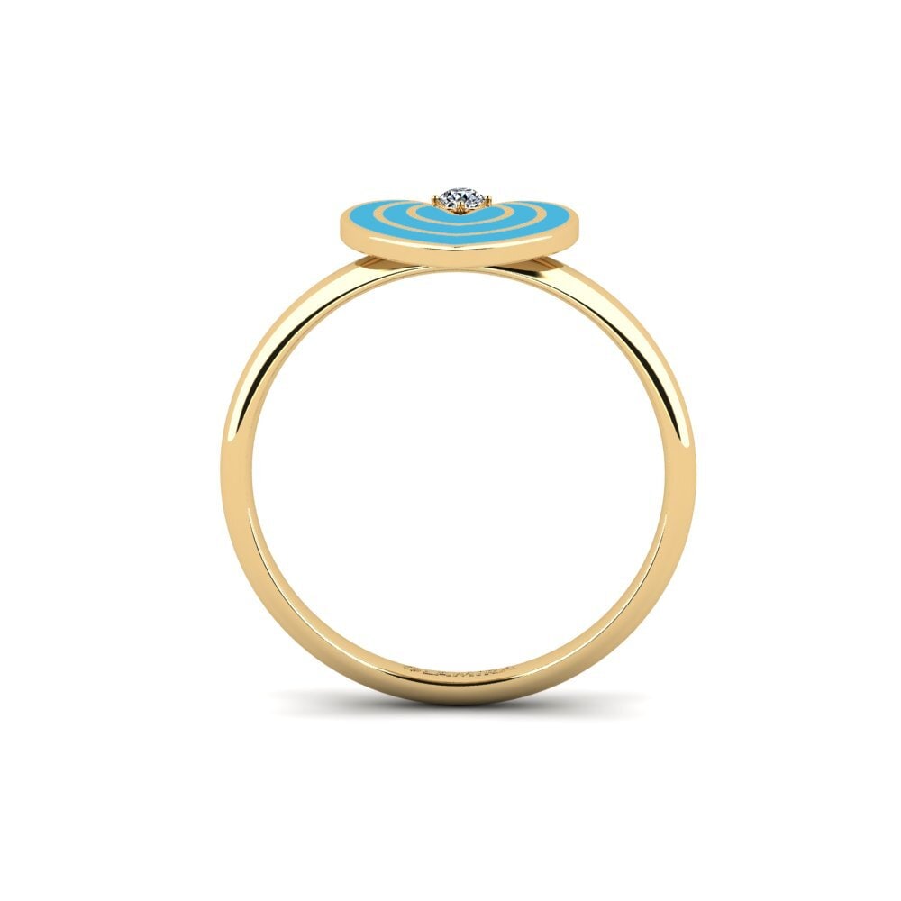 Or Jaune 9k Bague Veras