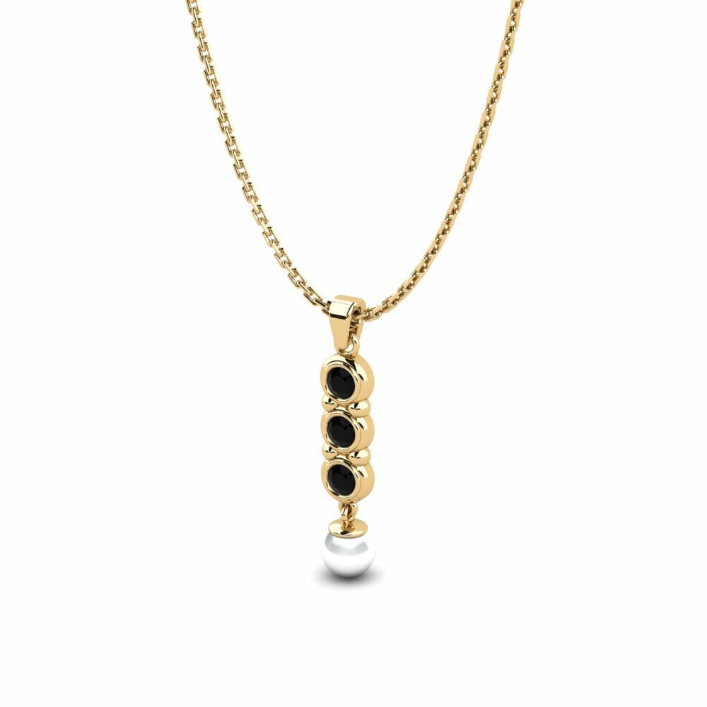 Onyx Noir Pendentif pour femme Skycap