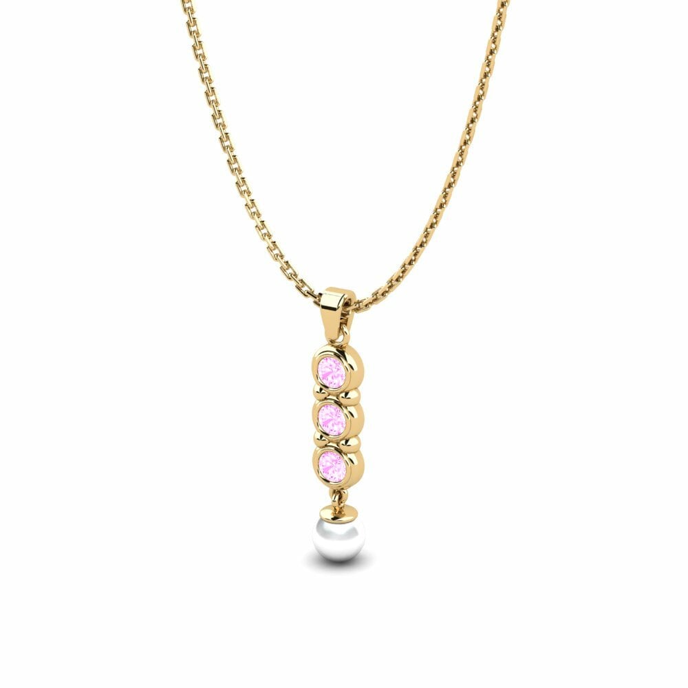 Saphir Rose Pendentif pour femme Skycap