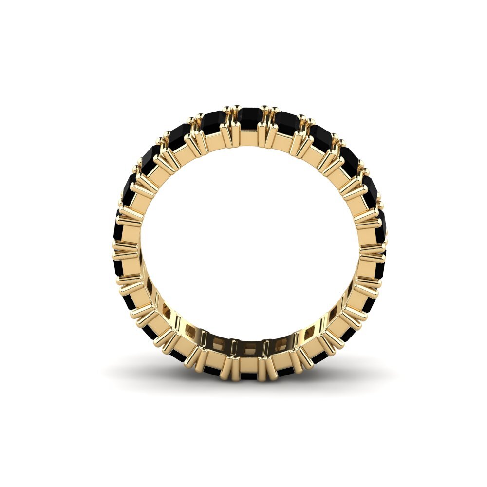 Zafiro negro Anillo Wain